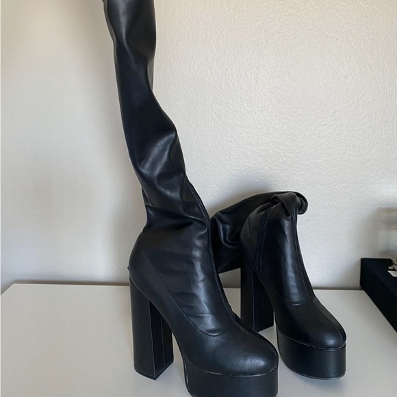 Shoes Dolls Kill Thigh High Boots Poshmark